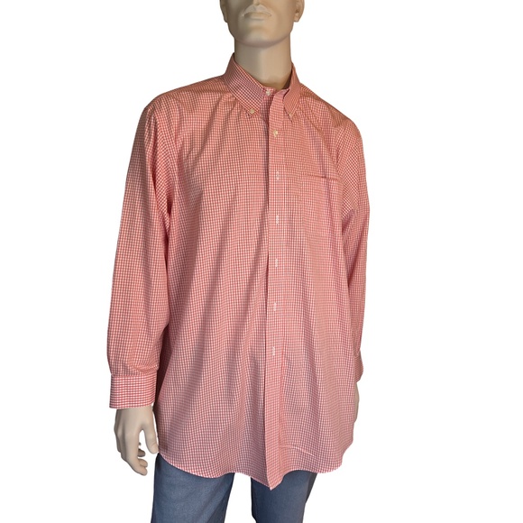 Brooks Brothers Madison Dress Shirt 100% Supina Cotton Button Front Apricot NWOT - Picture 7 of 14